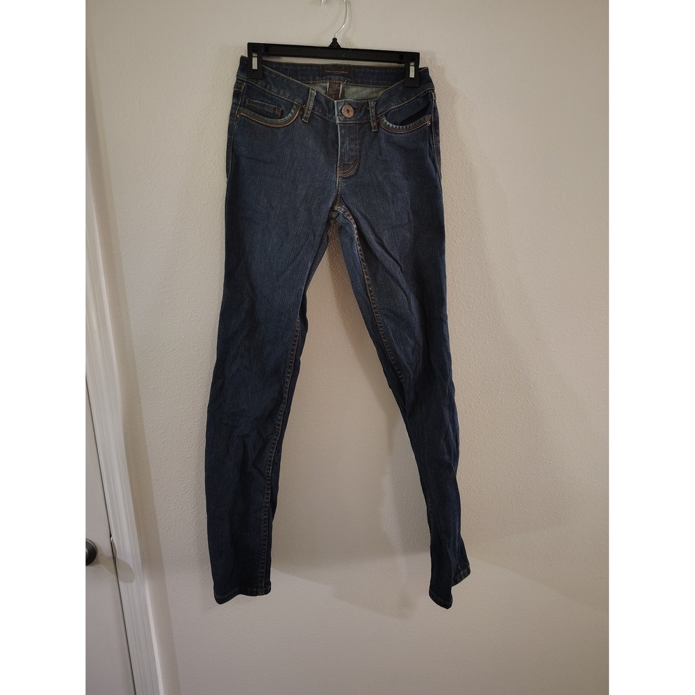 Christopher Blue Stretch Skinny Jeans Womens Size 4 Dark Wash‎ Denim Pants